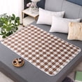 thumbnail image 1 of Birdeem Waterproof Washable Bed Pad, 59x39.4 Inches Reusable Underpad for Elderly Incontinence, Hospital Grade Quilted Absorbent Mattress Protector with Non-Slip Backing, 1 of 9