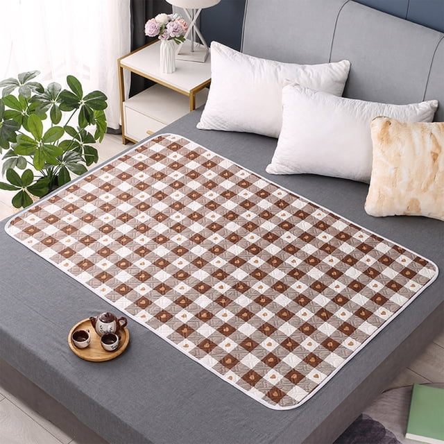 Birdeem Waterproof Washable Bed Pad, 59x39.4 Inches Reusable Underpad for Elderly Incontinence, Hospital Grade Quilted Absorbent Mattress Protector with Non-Slip Backing