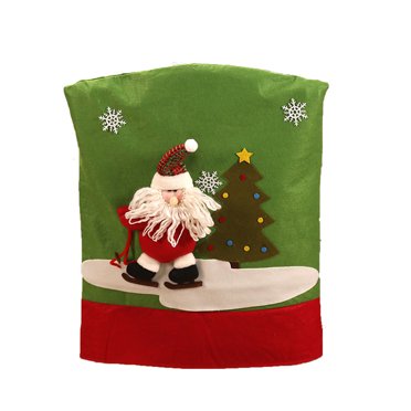 XZNGL Christmas Decor Christmas Chair Covers Christmas Decor Chair Covers Dining Seat Cover Santa Claus Home Party Decor