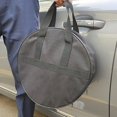 thumbnail image 2 of Lefu Oxford Cloth Charger Jumper Cable Storage Round Bags Power Tool Cord Organizer, 2 of 9