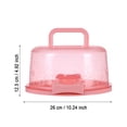 thumbnail image 3 of Portable Cake and Cupcake for Cake Pie Storage – Sturdy Food Storage Container for Parties and Desserts, 3 of 3