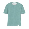 thumbnail image 4 of Wiyuqeen T-Shirts Décontractés à Rayures pour Femmes, Classiques et Confortables, Col Rond, Manches Courtes, Hauts Amples, Tunique d'Été, T-Shirts Graphiques Mode pour Petites Femmes 2024, 4 of 4