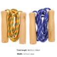 thumbnail image 4 of Miangastore 6Pcs Weight Loss Jump Rope Fitness Hopping Rope Outdoor Skipping Rope Sporting Accessory, 4 of 8