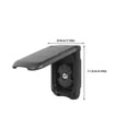 thumbnail image 4 of Becaristey Water System Lockable RV Water Inlet Cover For Trailer Tank And Ships black 1Set, 4 of 6