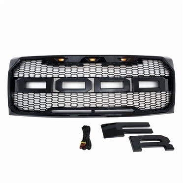 Raptor Style Grille for 2009-14 Ford F150 Gloss Black