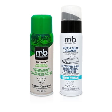 Shoe Care Value Pack, nettoyant pour chaussures + éco-protecteur contre l'eau et les taches