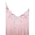 thumbnail image 4 of Velrose Lingerie Shadowline Short 3/4 Sleeve Button Down Robe 77280/77280X, 4 of 4