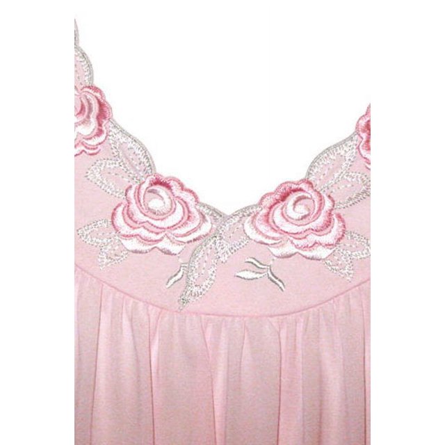 Velrose Lingerie Robe Boutonnée à Manches 3/4 Courtes Shadowline 77280/77280X