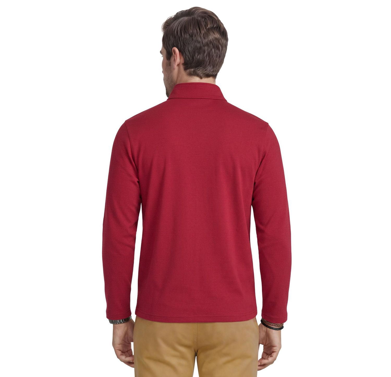 Chandail à col quart de zip Performance Confort pour homme IZOD