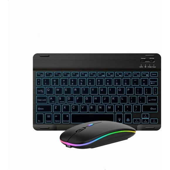 Bluetooth Keyboard and Mouse Combo for iPad - Rechargeable Wireless Keyboard.