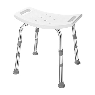 Banc-chaise de Douche Sécuritaire pour Salle de Bain, Tabouret de Douche Antidérapant avec 5 Réglages de Hauteur et Charge Max de 200 Lb