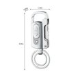 thumbnail image 3 of COFEST Electronic Rechargeable Lighter， Electric Lighter， Transparent Double Lighter LED Power Display Type-C Rechargeable Lighter Outdoor Windproof Silver, 3 of 6