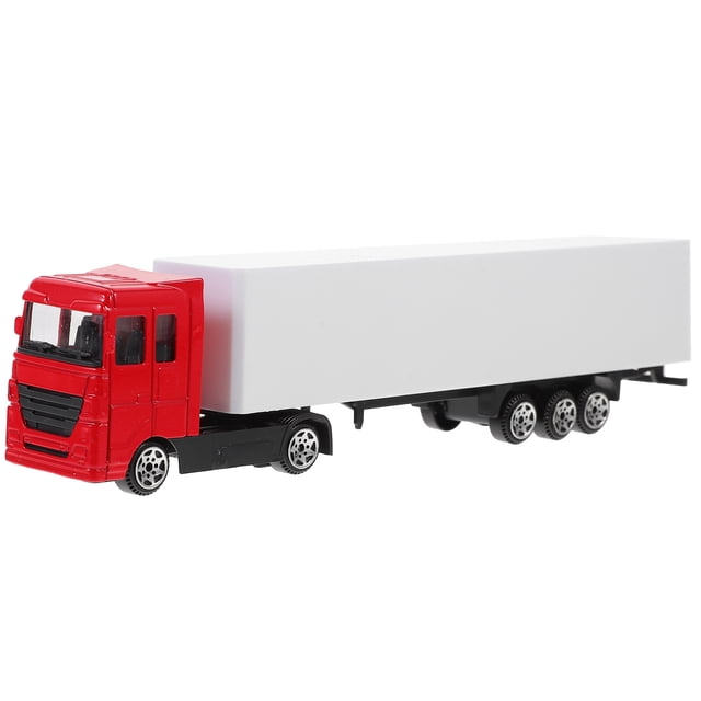 Miangastore Jouet de Modèle de Camion pour Garçons Modèle de Camion en Alliage Modèle de Camion Réaliste Modèle de Camion Conteneur Jouet de Camion Miniature