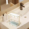 thumbnail image 4 of Storage Rack Multi-layer Storage Box Storage Rack Perfume Jewellery Container Basket L Double Layer White, 4 of 8