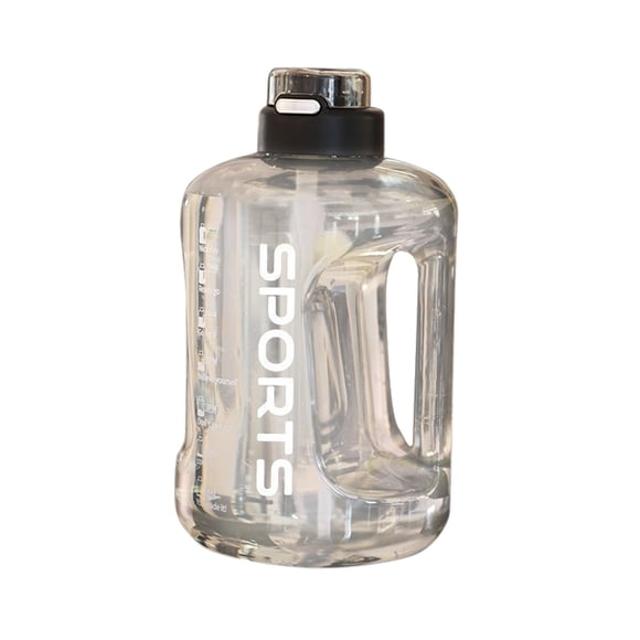 Hearth & Gear 0.4 Gallon Water Bottle With Straw & Chug Lid 54 Oz Water Bottle With Marker And Handle Large Water Bottles 54 Oz Sports Water Bottle Empty Bottle for Women Cup Mugs to Decorate A