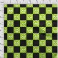 thumbnail image 3 of oneOone Velvet Black Fabric Skull Craft Projects Decor Fabric Printed By The Yard 58 Inch Wide, 3 of 5