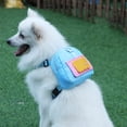 thumbnail image 2 of Binwennn Puppy Backpack Leash For Small Dogs Dog Backpack Harness Car Rier For Outdoor Cute Dog Backpack Dog Chest Leash Strong Dog Leashes 3 Leash Walking Leash for Dogs That Dog Retractable Leash, 2 of 4