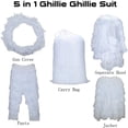 thumbnail image 3 of Meitianfacai 5 In 1 Ghillie Suit, 3D Camouflage Hunting Apparel Including Jacket, Pants, Hood, Carry Bag, 3 of 5