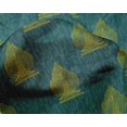 thumbnail image 4 of oneOone Silk Tabby Fabric Leaves & Tree Block Print Fabric By Yard 42 Inch Wide, 4 of 4