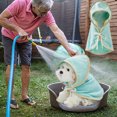 thumbnail image 2 of AYktou Home Organizers and Storage Microfiber Dog Bathrobe Drying Pet Bath Robe Pet Super Absorbent Towel For Dogs And Cats Machine Washable Dog Bath Towels for Party Indoors, 2 of 6