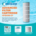 thumbnail image 2 of Hurricane HF8499-01 Cartouche de Filtre de Piscine Avancée de Remplacement, 2 of 8