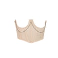 thumbnail image 1 of Faithtur Women's Waist Corset Chain Perspective Mesh Shapewear Girdle, 1 of 9
