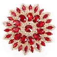 thumbnail image 1 of XingJian LLC Charmant Cristal Strass Vêtements DIY Accessoires pour Femmes (Base Rouge Doré), 1 of 8