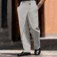 thumbnail image 1 of Ceisia Pantalon Habillé pour Homme, Coupe Droite Ajustée, Formel, avec devant Enveloppant, Structuré, Infroissable, Multicolore, 1 of 6