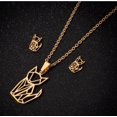 thumbnail image 3 of Womens Fashion Pendant Earring Set Color Clavicle Necklace Exquisite Earrings, 3 of 5