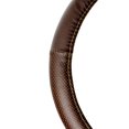 thumbnail image 2 of Housse de volant en cuir marron pour voitures, 2 of 3