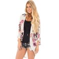 thumbnail image 1 of Nouveau Kimono à Fleurs pour Femmes Cardigans Décontracté en Vrac Ouvert sur le devant, 1 of 6