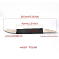 thumbnail image 4 of pitrice Diamond Abrasives Guitar Fret Crowning File Luthier for Ukulele With Sleeve, 4 of 7
