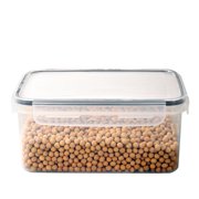 Wzzjkit Food Storage Containers with Lids Single Transparent Plastic Storage Tank Vacuum Storage Sealed TankKitchen Sealed Jar with Lid Wet Fresh-keeping Box Cereal Containers Storage
