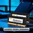 thumbnail image 2 of INRAM DDR4 16G 2666Mhz RAM memory module, DDR4 32G(2x16GB) DDR4 16GB(2x8GB) DDR4 8GB ddr4 16g laptop memory, SO-DIMM DDR4 16GBx2, 2 of 5