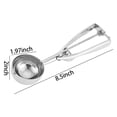 thumbnail image 2 of Yhmxh Spoons Kitchen Gadgets Kitchen Essentials Ice Cream Spoon Ice Cream Spoon Fruit Beater Watermelon Measuring Spoon Stainless Steel Ice Cream Spoon Kitchen Accessories Kitchen Tools, 2 of 2