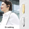 thumbnail image 4 of tamizeot Single Ear Wireless Headset Accessories Set Audio Accessory Clear Rechargeable Stereo Earphone Kit Birthday Gift white, 4 of 6