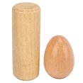 thumbnail image 2 of Shaker à Œufs en Bois, Éducatif Léger 2 Pcs Shaker à Percussions à Main pour Classe, 2 of 8