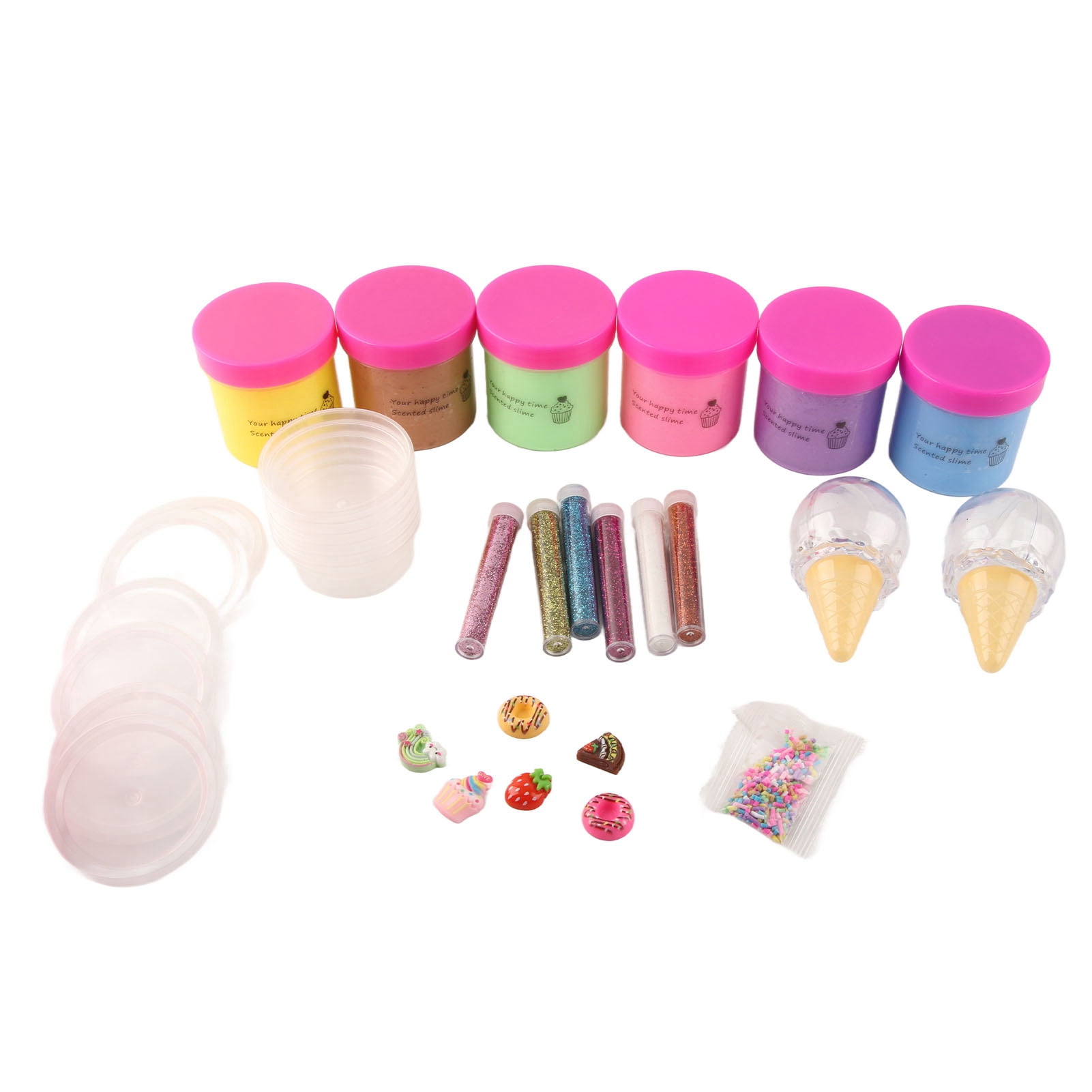Axolotl – Lot De 5 Slimes Beurre Super Doux, Parfumés Et Colorés, Avec Accessoires Axolotl – Anti-stress Et Créatif, Cadeau Parfait Pour Anniversaire, Halloween Ou Fête (dès 3 Ans Sous Surveillance)
