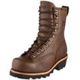 thumbnail image 2 of Chippewa Men's  8" Paladin Logger Lace-To-Toe Waterproof Steel Toe Boot Brown - 73101, 2 of 7