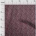 thumbnail image 2 of oneOone Viscose Chiffon Maroon Fabric Abstract Sewing Material Print Fabric By The Yard 42 Inch Wide, 2 of 4