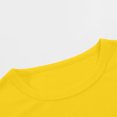 thumbnail image 3 of Hiiyo Men's Quick Drying T-Shirt Solid Color Short Sleeve T Shirt, Yellow, 3 of 7