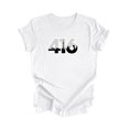 thumbnail image 1 of 416 Toronto Ontario Canada Code Régional Skyline de la Ville Cadeau - T-Shirt Unisexe - Inspired X, 1 of 1