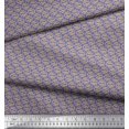 thumbnail image 2 of Soimoi Polyester Crepe Fabric Brush Stroke Abstract Print Fabric by The Yard 52 Inch Wide, 2 of 3
