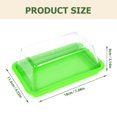 thumbnail image 2 of YOPTOP Butter Dish Container Cheese Keeper Holder Storage Tray Saver Plastic Food Covered French Box Containers Sliced Lid, 2 of 7
