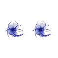 thumbnail image 4 of pitrice 1/2/3/5 Maille Fascinator Femmes Coiffe Prom Maquillage Nuptiale Scène Réglable Performance Photo Coiffe Fille Bande de Cheveux Violet Foncé 2PCS, 4 of 6