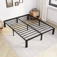 thumbnail image 2 of edx 14" High King Size Bed Frame No Box Spring Required, Heavy Duty Metal, Sturdy Steel Slat Support with Under Bed Storage, 2 of 10