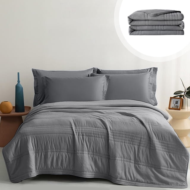 Chmadoxn Throw Blanket, Throw Blanket for Couch Solid Color Washable Conditioning Quilt Summer Cool Quilt Thin Quilt Fiber Quilt Polyester Fiber Quilt