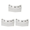 thumbnail image 1 of Transemion for Visor Peak 5-Snap Open Face Spare Parts Replaces Clear Type A 3Set, 1 of 6