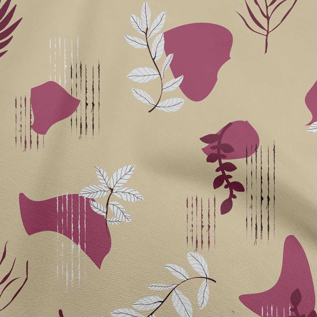 oneOone Viscose Jersey Light Brown Fabric Abstracts Craft Projects Decor Fabric Printed By The Yard 60 Inch Wide