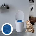 thumbnail image 4 of Cat Toilet Trainer Cat Litter Tray Box Training Cleaning Kit blue netto, 4 of 9
